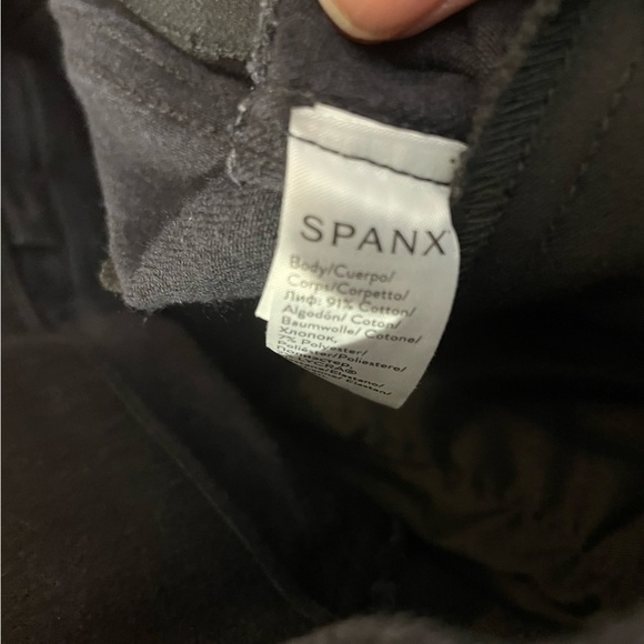 SPANX 20278R Ankle Jeans Leggings XS Jegging Clean Black Pull On Stretch Shaping - Picture 9 of 12